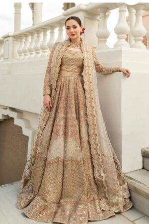 Faiza Saqlain Jemina - Luxury Net Embroidered
