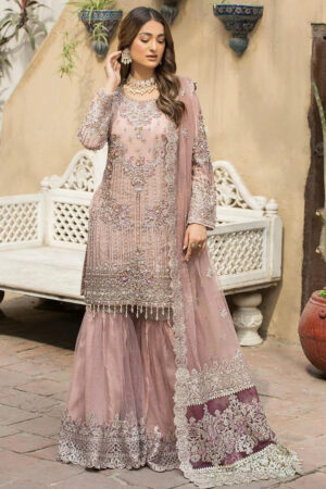 Imrozia Peach Gharara Collection