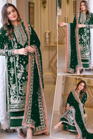 ZAREEN LUXE – Premium Organza Embroidered Dress