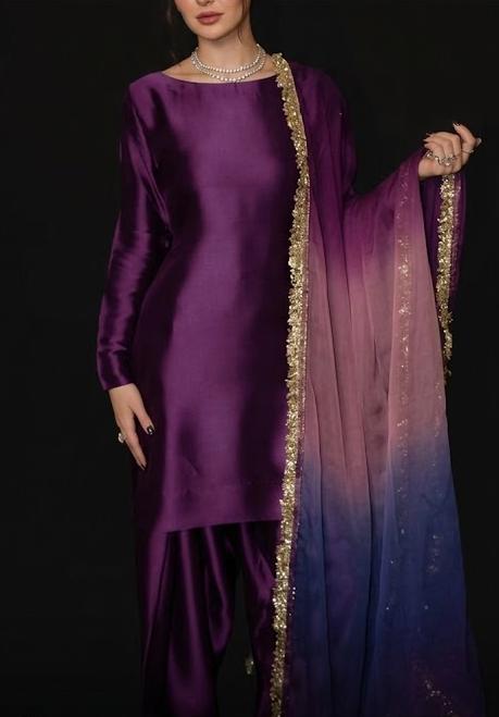 Silk suit